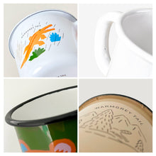 画像をギャラリービューアに読み込む, どんな場面でも使える琺瑯製マグカップ WARMGREY TAIL の ENAMEL MUG CUP（エナメル マグカップ）
