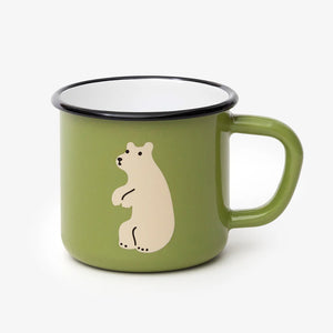 どんな場面でも使える琺瑯製マグカップ WARMGREY TAIL の ENAMEL MUG CUP（エナメル マグカップ）