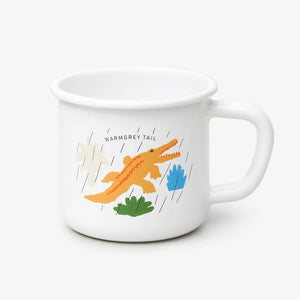 どんな場面でも使える琺瑯製マグカップ WARMGREY TAIL の ENAMEL MUG CUP（エナメル マグカップ）