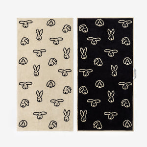耐久性に優れ毛羽立ちも少ない WARMGREY TAIL の FACE TOWEL（フェイスタオル）