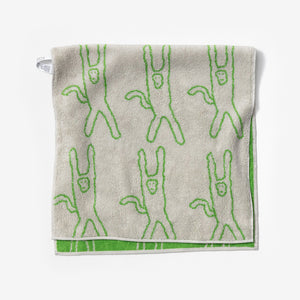 耐久性に優れ毛羽立ちも少ない WARMGREY TAIL の FACE TOWEL（フェイスタオル）