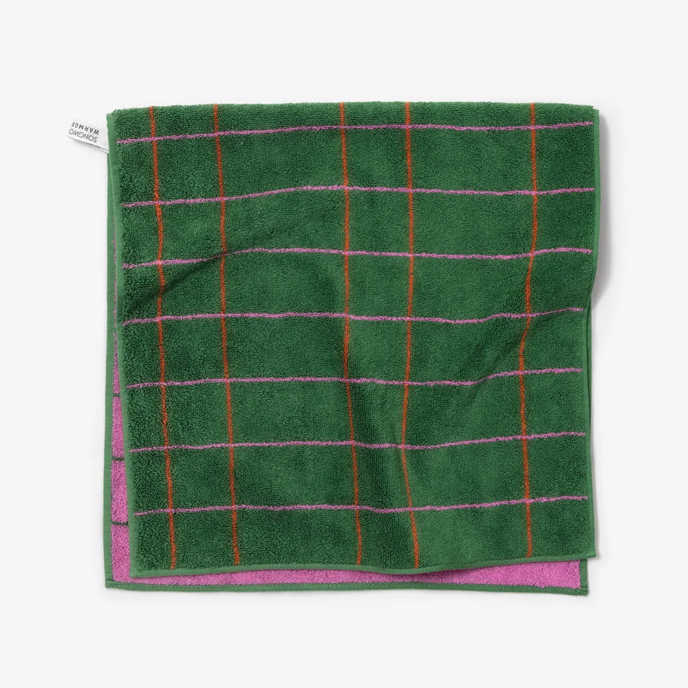 耐久性に優れ毛羽立ちも少ない WARMGREY TAIL の FACE TOWEL（フェイス