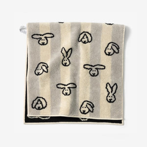 耐久性に優れ毛羽立ちも少ない WARMGREY TAIL の FACE TOWEL（フェイスタオル）