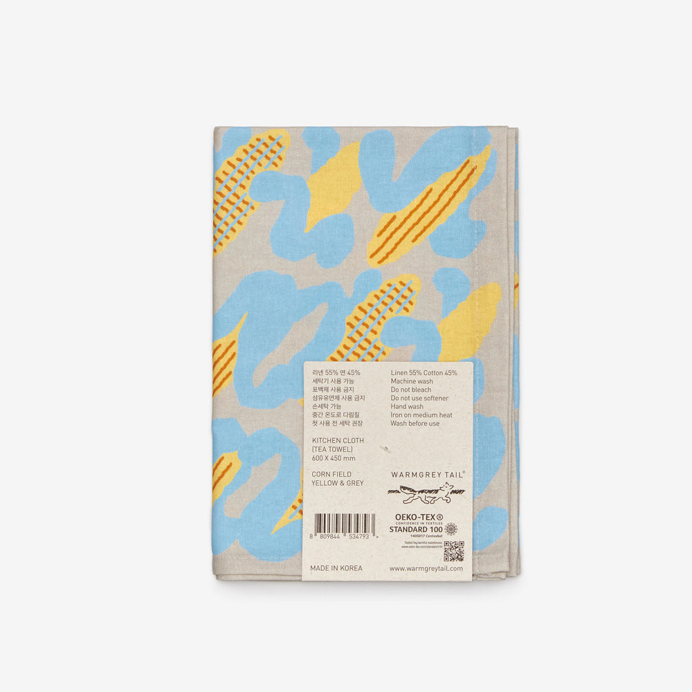 最高品質のリネン・コットン混紡生地を使用した WARMGREY TAIL の