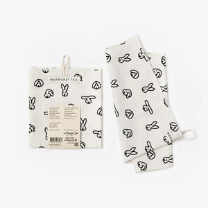 最高品質のリネン・コットン混紡生地を使用した WARMGREY TAIL の KITCHEN CLOTH 2（キッチンクロス）