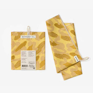 最高品質のリネン・コットン混紡生地を使用した WARMGREY TAIL の KITCHEN CLOTH 2（キッチンクロス）