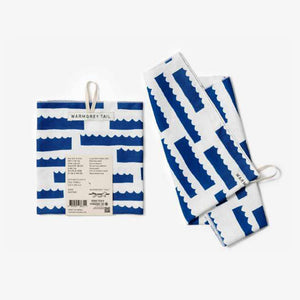 最高品質のリネン・コットン混紡生地を使用した WARMGREY TAIL の KITCHEN CLOTH 2（キッチンクロス）