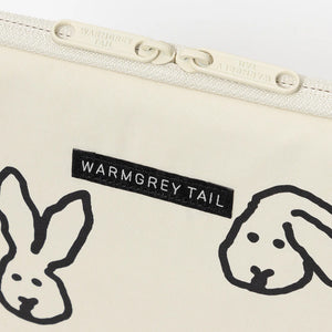 ノートパソコン、タブレット用ナイロンポーチ WARMGREY TAIL の LAPTOP / TABLET NYLON POUCH（ラップトップ タブレット ナイロン ポーチ）