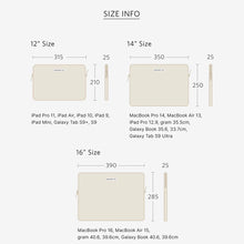 画像をギャラリービューアに読み込む, ノートパソコン、タブレット用ナイロンポーチ WARMGREY TAIL の LAPTOP / TABLET NYLON POUCH（ラップトップ タブレット ナイロン ポーチ）
