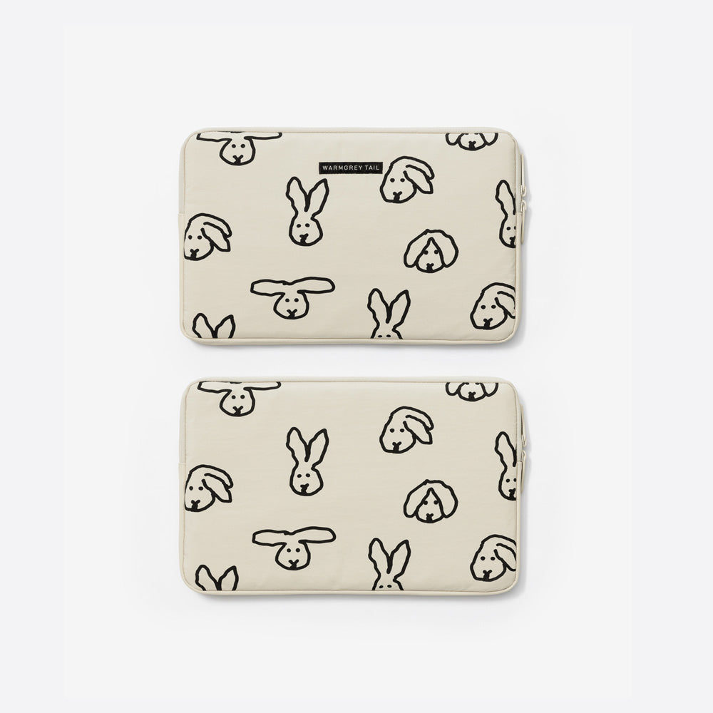 ノートパソコン、タブレット用ナイロンポーチ WARMGREY TAIL の LAPTOP