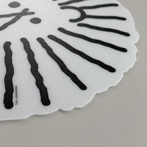 ライオンイラストのマウスパッド WARMGREY TAIL の LION MOUSE PAD