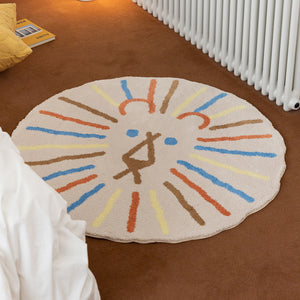 耐久性に優れ、お部屋に美しい雰囲気を添える WARMGREY TAIL の LION RUG（ライオンラグ）