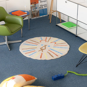 耐久性に優れ、お部屋に美しい雰囲気を添える WARMGREY TAIL の LION RUG（ライオンラグ）