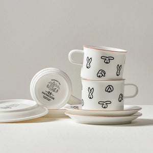 優れた保温性、並外れた耐久性のあるマグカップ WARMGREY TAIL の MUG & SAUCER（マグ&ソーサー）