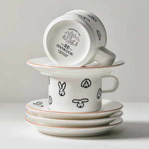 優れた保温性、並外れた耐久性のあるマグカップ WARMGREY TAIL の MUG & SAUCER（マグ&ソーサー）