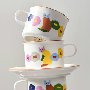 優れた保温性、並外れた耐久性のあるマグカップ WARMGREY TAIL の MUG & SAUCER（マグ&ソーサー）