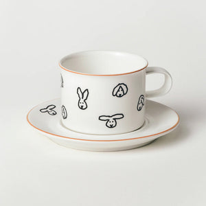 優れた保温性、並外れた耐久性のあるマグカップ WARMGREY TAIL の MUG & SAUCER（マグ&ソーサー）