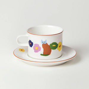 優れた保温性、並外れた耐久性のあるマグカップ WARMGREY TAIL の MUG & SAUCER（マグ&ソーサー）