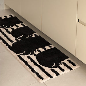 耐久性に優れ、お部屋に美しい雰囲気を添える WARMGREY TAIL の PAW RUG