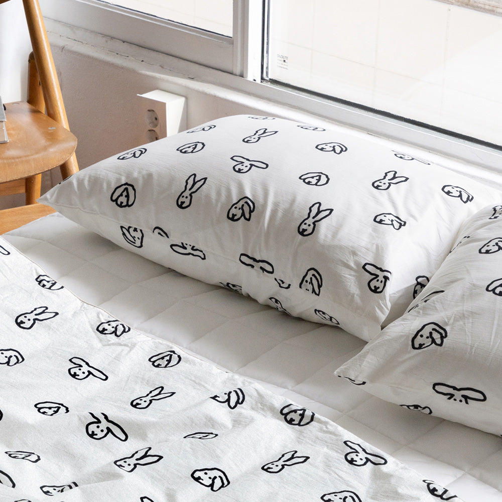 コットン100％の枕カバー WARMGREY TAILのPILLOW CASE