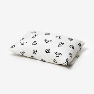 コットン100％の枕カバー WARMGREY TAILのPILLOW CASE