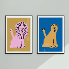 画像をギャラリービューアに読み込む, シルクスクリーンのように鮮やかな WARMGREY TAIL の ポスター
