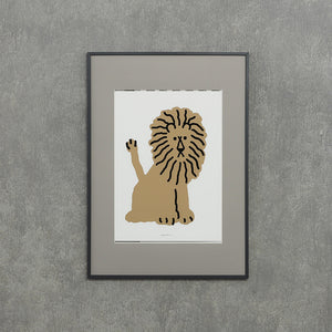 シルクスクリーンのように鮮やかな WARMGREY TAIL の ポスター