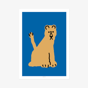 シルクスクリーンのように鮮やかな WARMGREY TAIL の ポスター