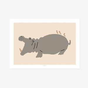 シルクスクリーンのように鮮やかな WARMGREY TAIL の ポスター