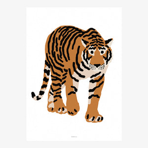 シルクスクリーンのように鮮やかな WARMGREY TAIL の POSTER（ポスター）