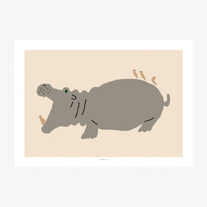 シルクスクリーンのように鮮やかな WARMGREY TAIL の POSTER（ポスター）