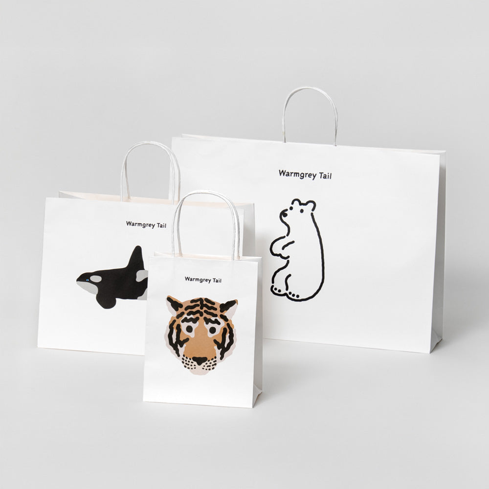 プレゼントを華やかにする紙袋 WARMGREY TAILのSHOPPING BAG（ショッピングバック）