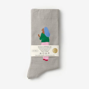 最高品質の糸を使用したずれ落ちにくい靴下 WARMGREY TAIL の SOCKS（ソックス）
