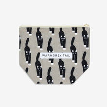 画像をギャラリービューアに読み込む, 物をたっぷり収納できるポーチ WARMGREY TAIL の STANDING POUCH
