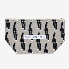 画像をギャラリービューアに読み込む, 物をたっぷり収納できるポーチ WARMGREY TAIL の STANDING POUCH
