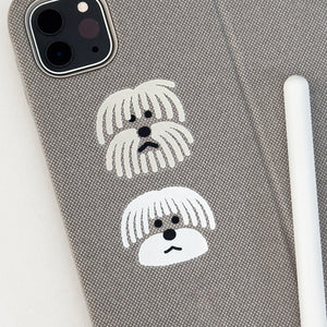 イラストに沿って型抜かれているホワイトコーティングステッカー WARMGREY TAIL の STICKER（ステッカー）