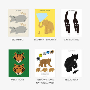 イラストに沿って型抜かれているホワイトコーティングステッカー WARMGREY TAIL の STICKER（ステッカー）