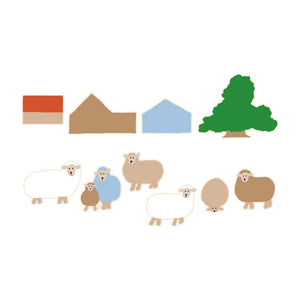 イラストに沿って型抜かれているホワイトコーティングステッカー WARMGREY TAIL の STICKER（ステッカー）