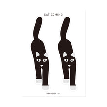 画像をギャラリービューアに読み込む, イラストに沿って型抜かれているホワイトコーティングステッカー WARMGREY TAIL の STICKER（ステッカー）
