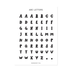 イラストに沿って型抜かれているホワイトコーティングステッカー WARMGREY TAIL の STICKER（ステッカー）