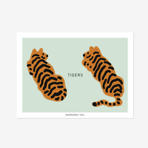 イラストに沿って型抜かれているホワイトコーティングステッカー WARMGREY TAIL の STICKER（ステッカー）