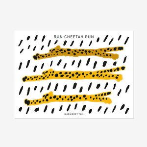 イラストに沿って型抜かれているホワイトコーティングステッカー WARMGREY TAIL の STICKER（ステッカー）