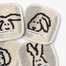 画像をギャラリービューアに読み込む, 1つ1つデザインが異なる WARMGREY TAIL の TOWEL COASTER（タオルコースター）
