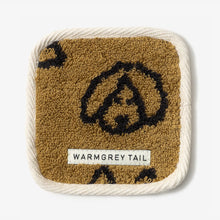 画像をギャラリービューアに読み込む, 【一部予約商品】1つ1つデザインが異なる WARMGREY TAIL の TOWEL COASTER（タオルコースター）
