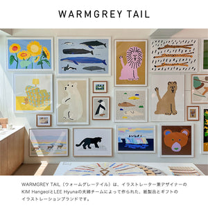 耐久性に優れ 毛羽立ちも少ない WARMGREY TAIL の HAND TOWEL（ハンドタオル）