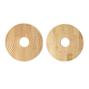 ART STONE用プランターカバー WOOD CIRCLE TRAY（ウッド サークル トレイ）