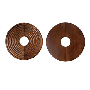 ART STONE用プランターカバー WOOD CIRCLE TRAY（ウッド サークル トレイ）