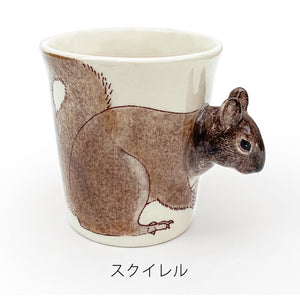 動物の手や顔がにゅっとはみ出した3Dマグカップ Animal Mug（アニマルマグ）