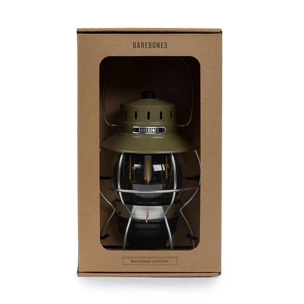 ★新品未使用 (箱あり)ベアボーンズ レイルロードランタン　白 Amazon.co.jp: BAREBONES(ベアボーンズ) レイルロードランタン