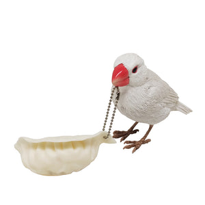 リアルな文鳥のオブジェBIRDIE BILL JAVA SPARROW（バーディ ビル ジャバ スパロー）